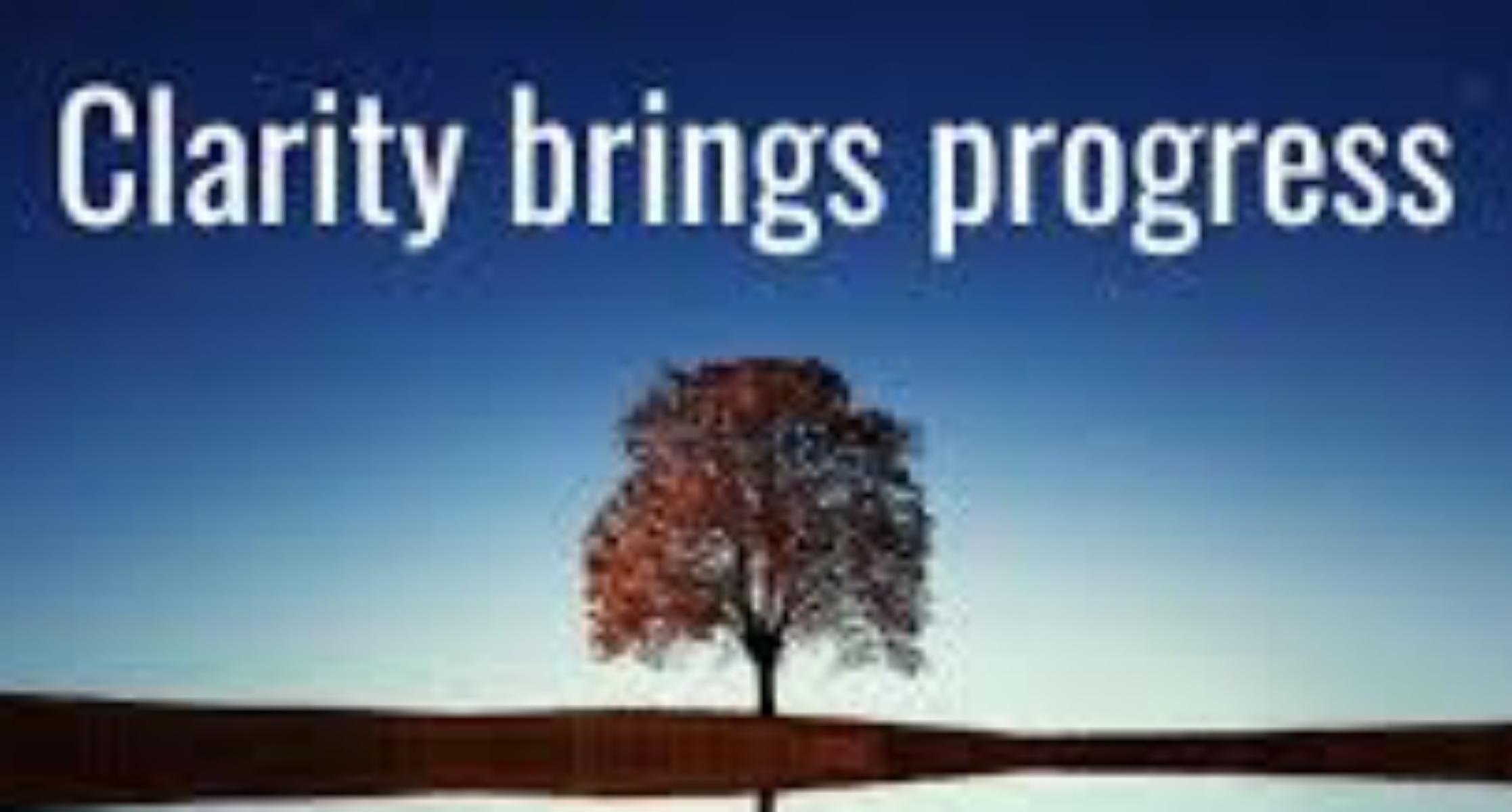 Must Have Clear Vision  Of Our Goals