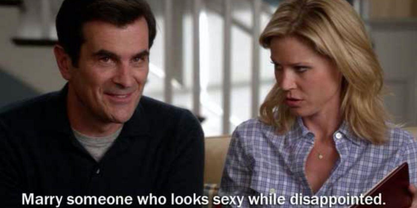 8. Marry someone who looks sexy while disappointed.